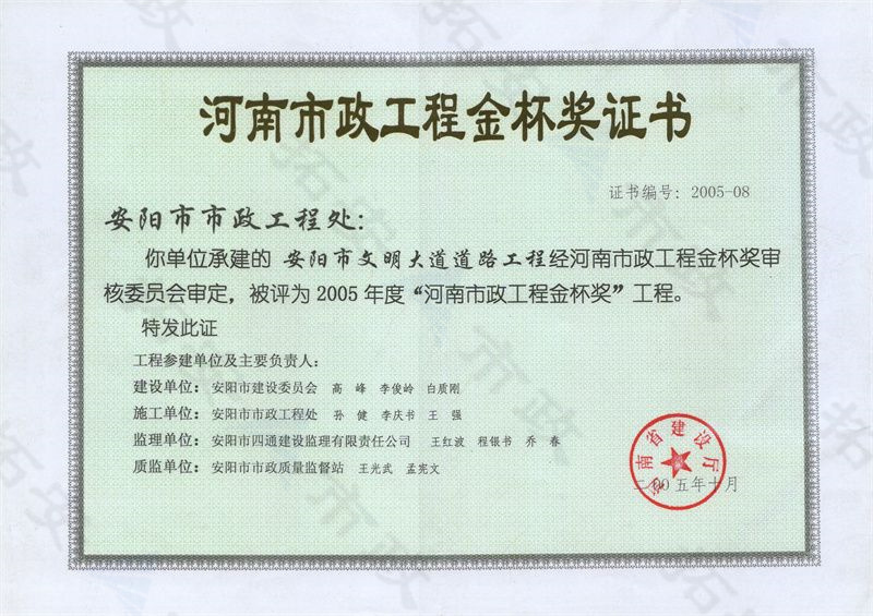 文明大道金杯獎(jiǎng)